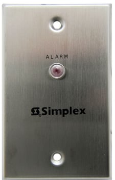 Simplex Grinnell 4098-9830 Remote Red LED Alarm Indicator, For 4098-9684 Base