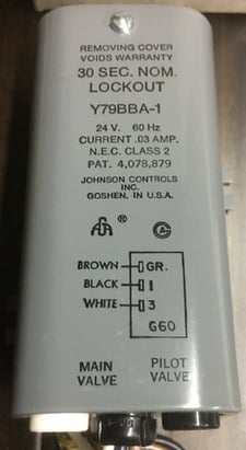 Johnson Controls Y79BBA-1 Ignition Lockout Control Module