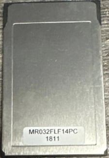 York Johnson Controls MR032FLF14PC 031-03816-000 32MB Linear Flash Memory Card