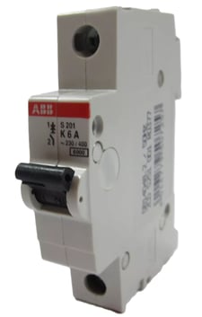 York Controls 025-34438-000 Mini Circuit Breaker, 480V, 1-Pole, 6A