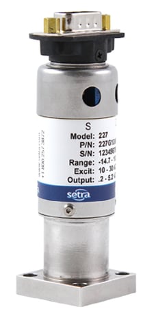 Setra 227G100PCE533D9F 27-192838-00 227 Pressure Transmitter, 14.7-100 PSIG