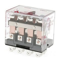 Veris Industries VMD4B-C24A Socket Relay, 24 VAC Standard Relay, 4PDT