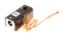 Johnson Controls A19ADC-37C Remote Bulb Temp Control, 90/325F Range, Manl Reset