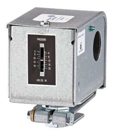 Johnson Controls P10PA-11C Pressure Control, 1/8 in Barbed, 3 to 20 psi