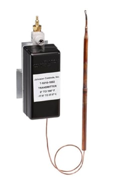 Johnson Controls T-5210-1123 Pneumatic Temperature Transmitter, 60 to 85 Deg F