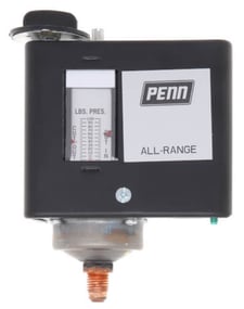 Johnson Controls P170AB-2C Low Pressure Control, Pressure Range PSIG 12"-100