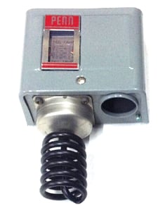 Johnson Controls A72AA-4 Two Pole Temp Control, 15/55F Range, 3-30 PSI Adj