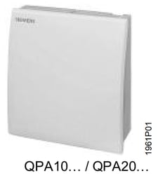 Siemens QPA2000 Room Air Quality Sensor, 0 - 2000 ppm CO2 Measuring Range