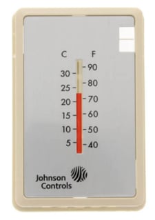 Johnson Controls T-4000-2146 Beige Thermostat Cover Plate Assy, Exposed Setpoint