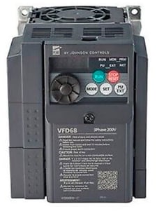 Johnson Controls VFD68BNP VFD68 Variable Frequency Drive, 15 kW 20 HP 230 VAC