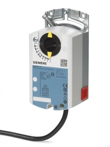 Siemens GLB331.1E Rotary Air Damper Actuator, AC 230 V, 3-Position, 10 Nm, 150 s