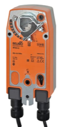 Belimo NFX24 Configurable Damper Actuator, 90 in-lb [10 Nm], Spring Return
