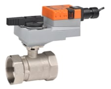 Belimo B229+LRX24-3-T Valve (CCV), 1 1/4", 2-Way, Cv 10, With Valve Actuator, 24