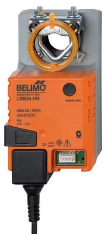 Belimo LMB24-HM Damper Actuator, 45 in-lb [5 Nm], Non Fail-Safe, AC/DC 24 V