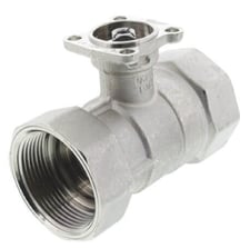 Belimo B240 1-1/2" 2-Way Brass Valve w/ Stainless Steel Ball & Stem (37.0 Cv)