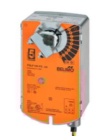 Belimo FSLF120-FC Fire Smoke Actuator, 30 in-lb 3.5 Nm, Spring Return, AC120V