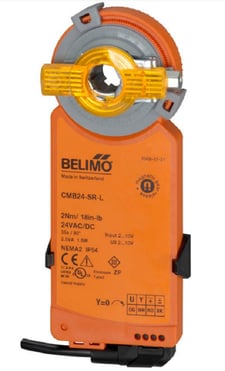 Belimo CMB24-SR-L Actuator, 18 in-lb 2 Nm, Non Fail-Safe, 2...10 V, Modulating