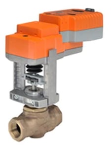 Belimo G219+LVKX24-MFT Globe Valve With Actuator, 3/4" 2-Way Valve, 24V, MFT