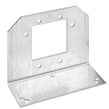 Belimo ZG-112 LF Actuator Right Angle Bracket, 4-1/2x5-1/2x2-1/2" (HxWxD)