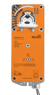 Belimo FSAF24-SR Spring Return Fail-Safe, Fire & Smoke Proportional Actuator, 24