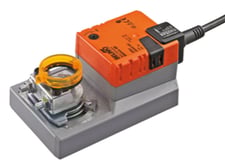 Belimo SM24A-SR Non-FS Rotary Actuator, 20 Nm, AC/DC 24 V, 2...10 V, 150 s, IP54