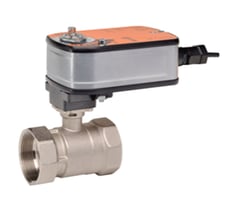 Belimo B210+LF24-SR Characterized Control Valve (CCV), 1/2", 2-Way, Cv 1.2 Act