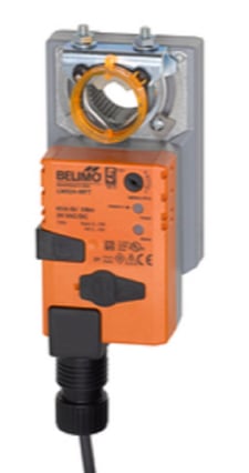 Belimo LMX24-MFT Damper Actuator, 45 in-lb 5 Nm, Non Fail-Safe, 2...10 V
