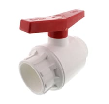 Johnson Controls T-9002-11 3" 770 PVC Ball Valve - Solvent Ends