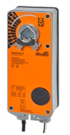 Belimo FSAF24A-S Fire & Smoke Actuator, 180 in-lb 20 Nm, Spring Return 2 x SPST