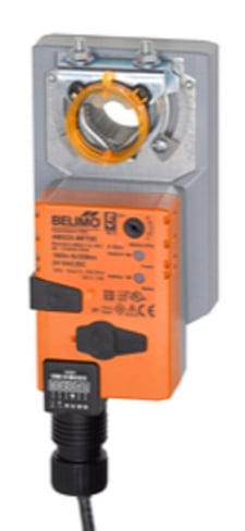 Belimo AMX24-MFT95 Damper Actuator, 180 in-lb 20 Nm, Non Fail-Safe, 0...135 ?
