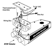 Belimo ZG-HTR Actuator Heater Kit for AF and NF Series Actuators