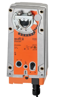 Belimo EFX24-MFT Damper Actuator, 270 in-lb 30 Nm, Spring Return, 2...10 V