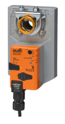 Belimo AMQB24-1 Damper Actuator, 140 in-lb [16 Nm], Non Fail-Safe, AC/DC 24 V