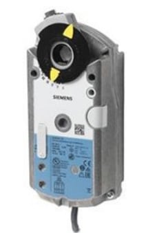 Siemens GEB131.1E Rotary Air Damper Actuator, AC 24 V, 3-Position, 15 Nm, 150 s
