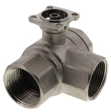 Belimo B330 3-Way 1-1/4" Characterized Control Valve (CCV), Cv 19, SS Ball Stem