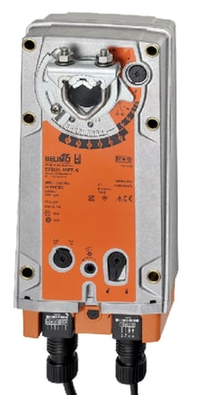 Belimo EFB24-SR-S Actuator, 270 in-lb 30 Nm, Spring Return, 2...10 V, Modulating