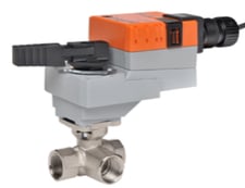 Belimo B312+LRB24-SR-T Characterized Control Valve (CCV), 1/2", 3-Way, Cv 3