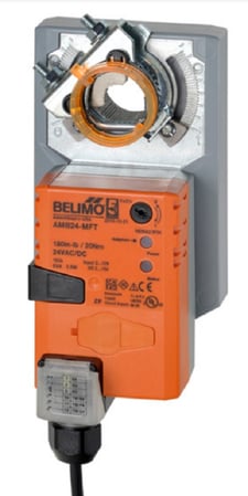Belimo AMB24-MFT Damper Actuator, 180 in-lb 20 Nm, Non Fail-Safe, 2...10 V