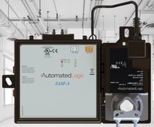 Automated Logic ZASF-A Secondary VAV Terminal Box Damper, Use With ZN341A ZN141A