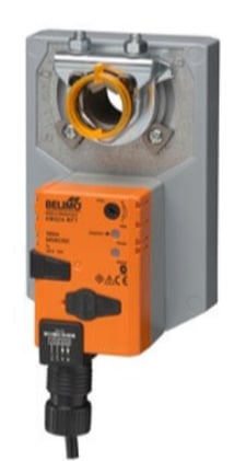 Belimo AMQB24-MFT Damper Actuator, 140 in-lb 16 Nm, Non Fail-Safe, 2...10 V