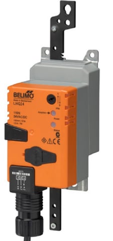 Belimo LHQB24-1-100 Damper Actuator, 22 lbf [100 N], Non Fail-Safe, AC/DC 24 V
