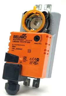 Belimo LM230A-F-TP Rotary Actuator, 5 Nm, AC 100...240 V, Open/Close, 3-Point