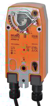 Belimo AFBUP-S Actuator, 180in-lb 20Nm, Spring Return, AC 24-240 V / DC 24-125 V