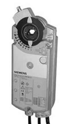 Siemens GBB131.1E Rotary Air Damper Actuator, AC 24 V, 3-position, 25 Nm, 150 s