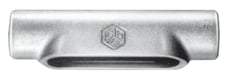 Cooper Crouse-Hinds Eaton C18 Condulet, Cast Iron Body, Type C, 1/2" Hub, Form 8