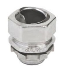 Calbrite S61000FCS0 Flex Straight Connector, 1 in NPT, 316 Stainless Steel 316SS