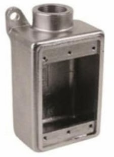 Calbrite S60700FS00 Type FS Device Box, Stainless Steel, 5.28 x 2.83 x 1.8 Dims