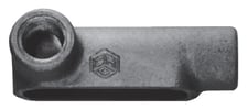 Cooper Crouse-Hinds Eaton LL18 Condulet, Cast Iron, Type LL, 1/2" Hub, Form 8
