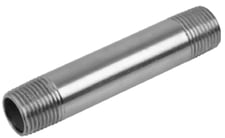 Calbrite S60560CN00 Threaded Conduit Nipple, 1/2" x 6 in, 316 Stainless Steel