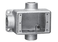 Cooper Crouse-Hinds Eaton FST2 Condulet Cast Iron Conduit Body, 3/4" In Hub Size